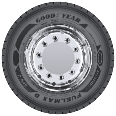 500_fuelmaxdgen2-315-70r22.5-sideview-960391 Goodyear lansează noile game de anvelope de camion KMAX GEN-2 și FUELMAX GEN-2