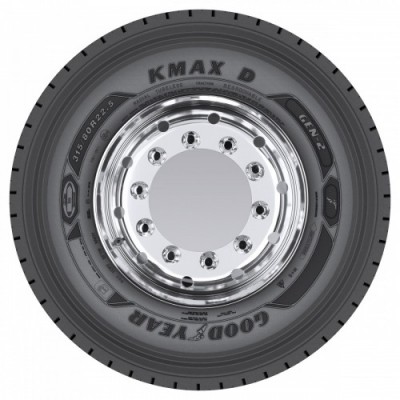 500_kmaxdgen2-315-80r22.5-sideview-01-855619 Goodyear lansează noile game de anvelope de camion KMAX GEN-2 și FUELMAX GEN-2