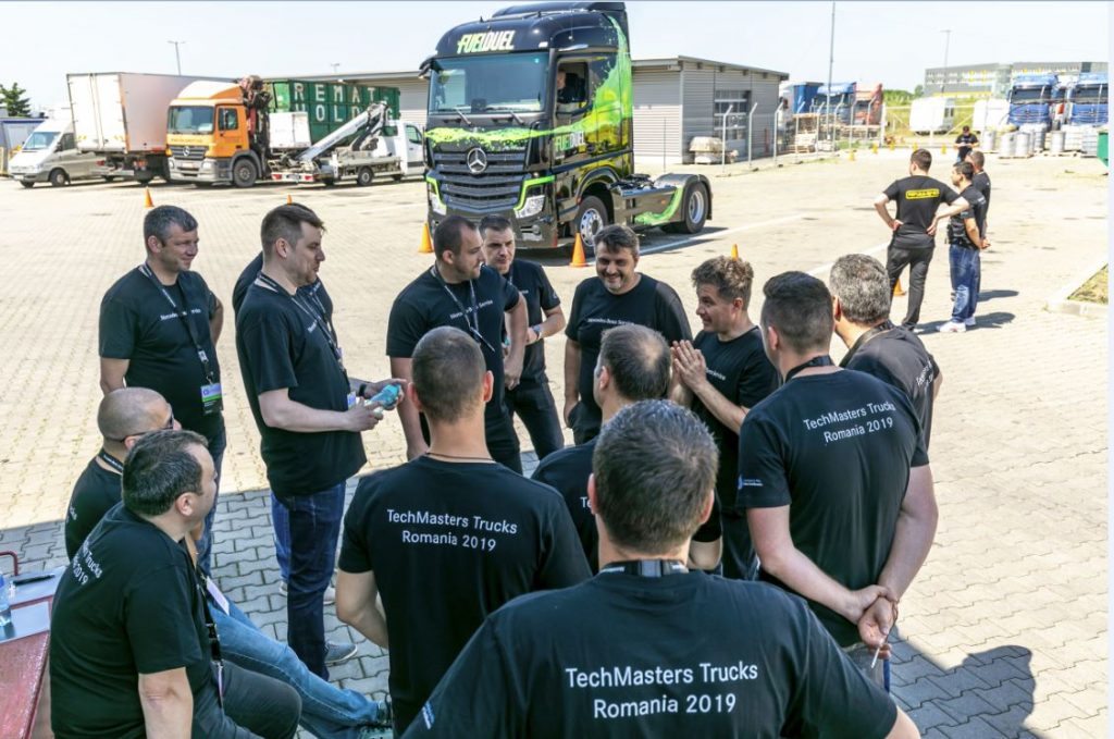 TechMasters-2-1024x679 Mercedes-Benz România a derulat etapa naţională a competiției TechMasters Trucks 2019