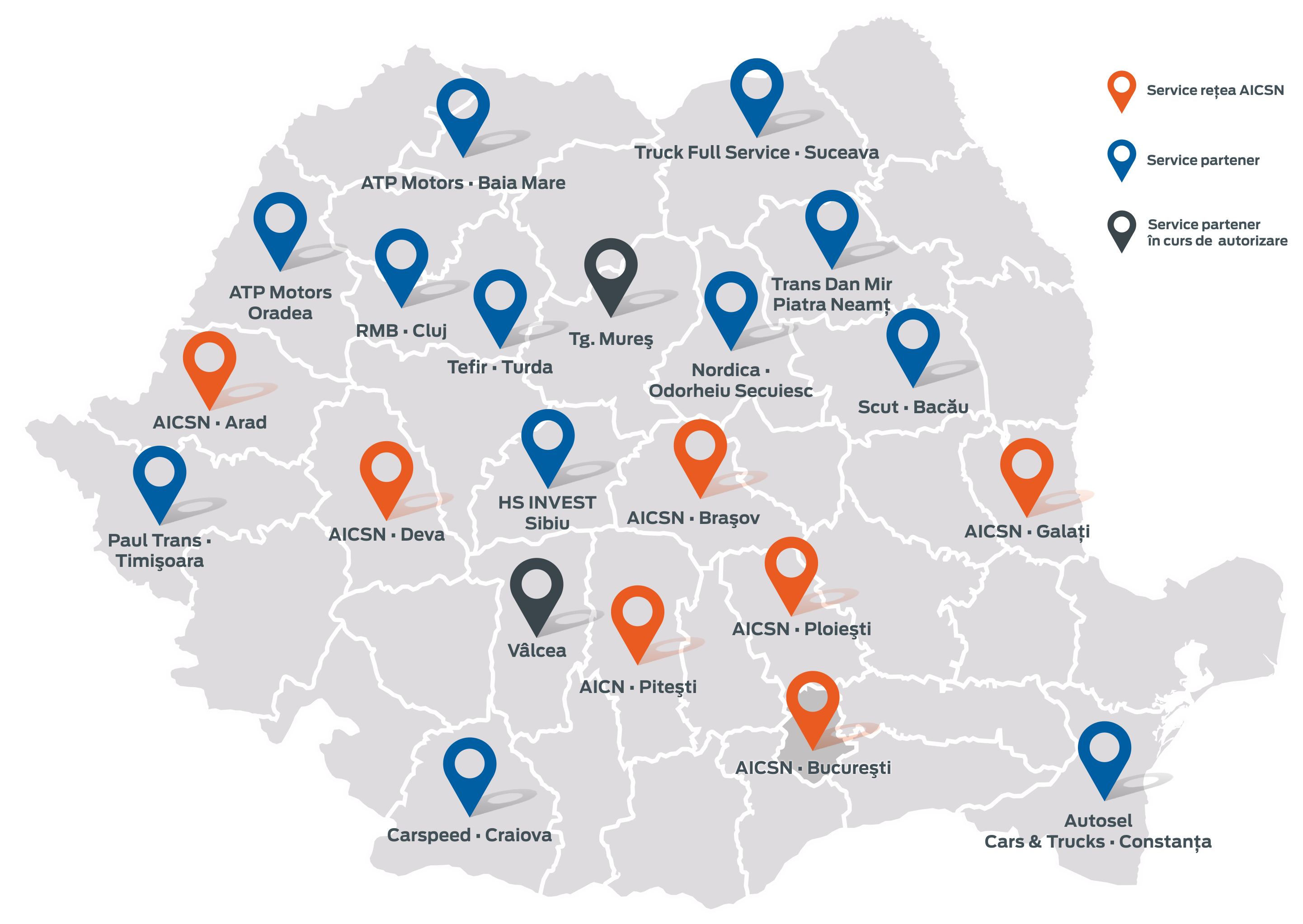 FORD-TRUCKS-retea-service Cefin Trucks prezintă rezultatele de vânzări în 2020 și strategia pentru anul 2021