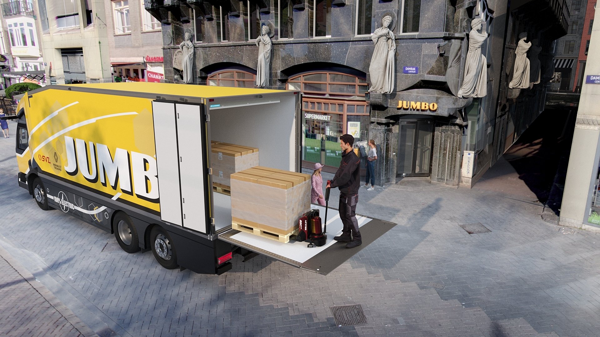 RT_Oxygen_4k_C Renault Trucks , Jumbo și SVZ testează prototipul electric „Oxygen”